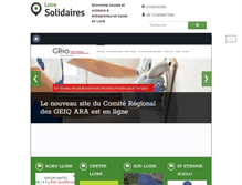 Tablet Screenshot of loire-solidaires.org